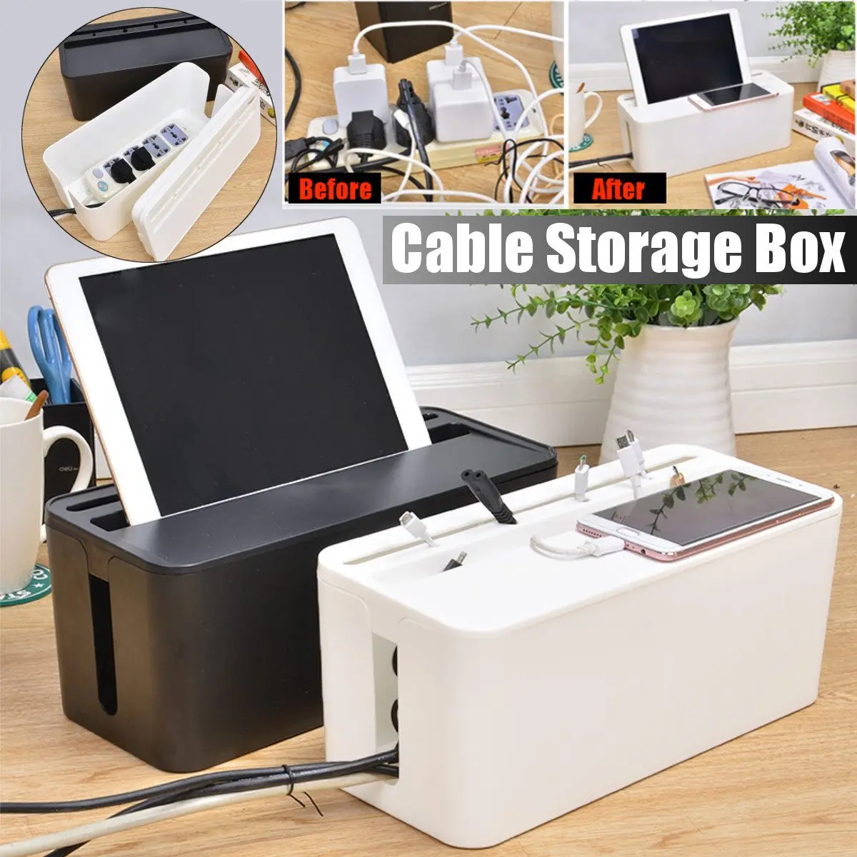 32cm Cable Storage Box Power Strip Wire Case Anti Dust Charger Socket Organizer Network Line Storage Bin Charger Wire Management
32cm Cable Storage Box Power Strip Wire Case Anti Dust Charger Socket Organizer Network Line Storage Bin Charger Wire Management