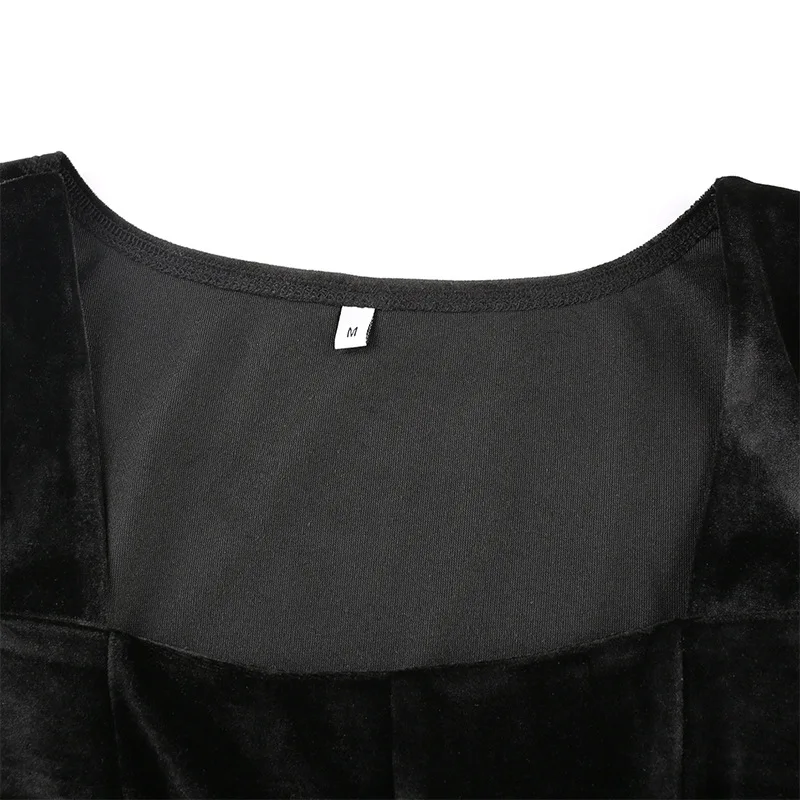 Women Gothic Long Sleeve Dress Low Cut Bodycon Lady Party Clothes Street Casual Simple Bodycon Mini Dress
Women Gothic Long Sleeve Dress Low Cut Bodycon Lady Party Clothes Street Casual Simple Bodycon Mini Dress