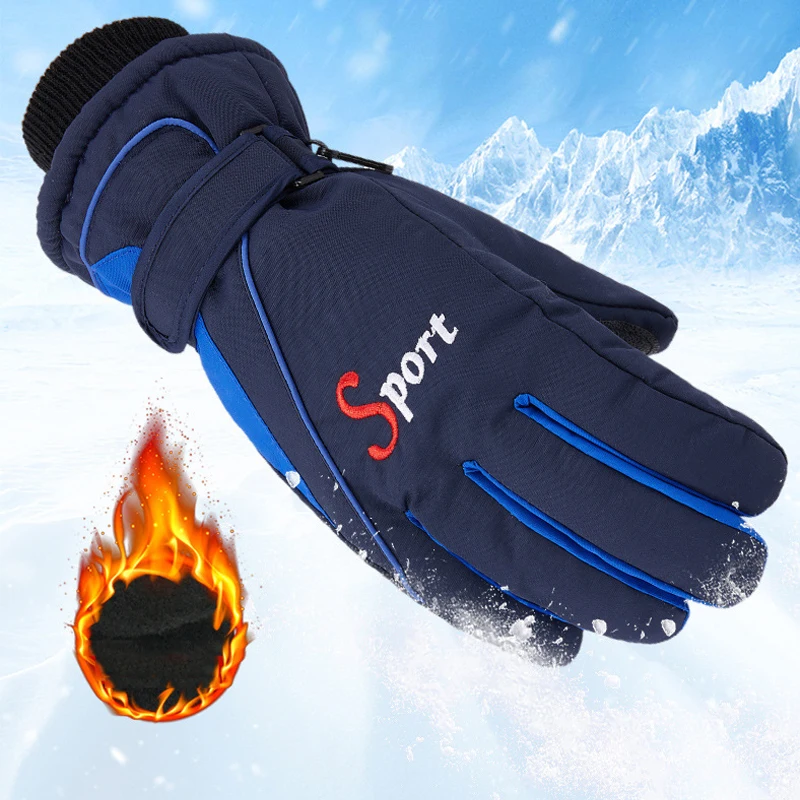 Winter Snowboard Ski Gloves Non-slip Touch Screen Waterproof Cycling MountaineeringFleece Warm Snow Gloves Unisex -40
Winter Snowboard Ski Gloves Non-slip Touch Screen Waterproof Cycling MountaineeringFleece Warm Snow Gloves Unisex -40
