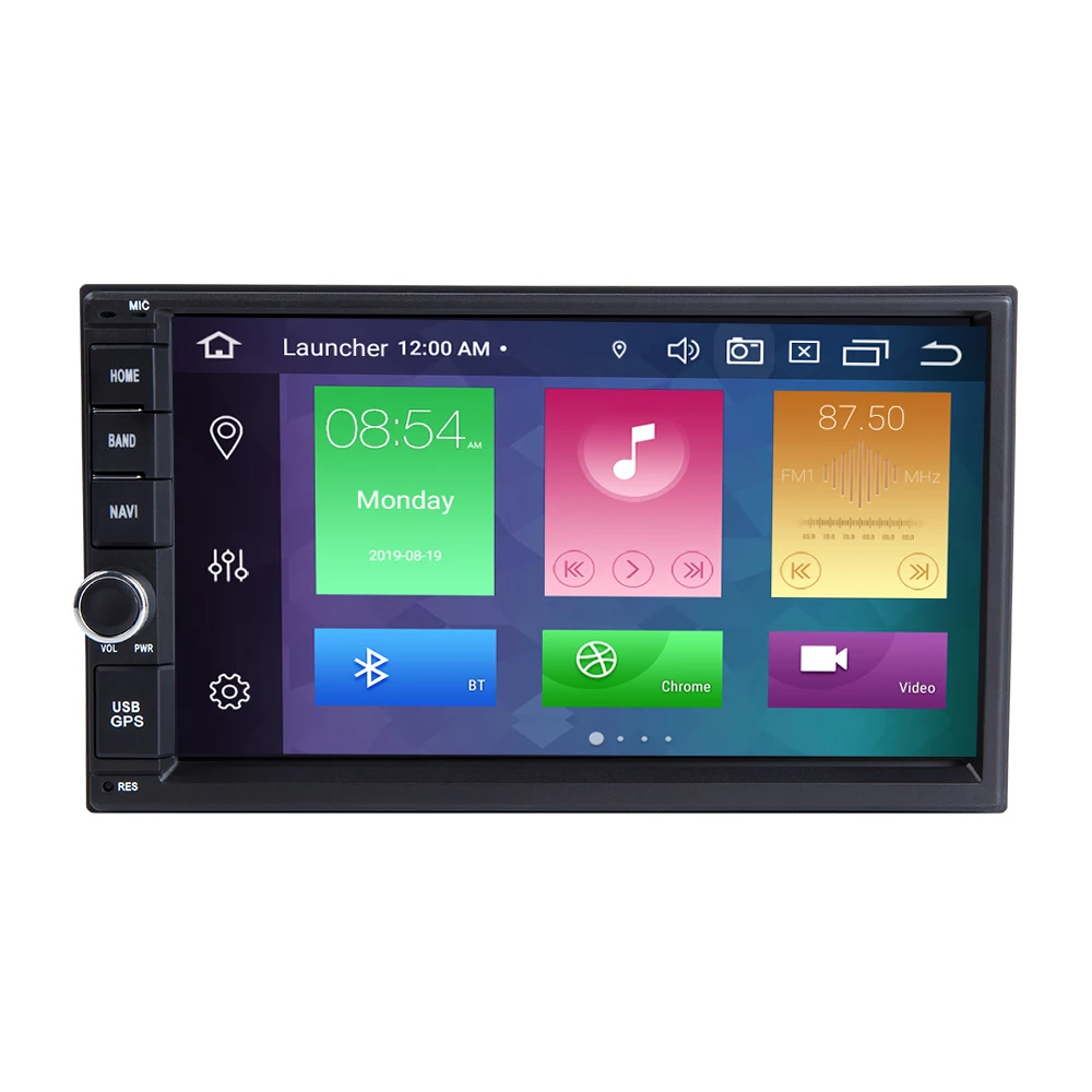 Автомобильная магнитола IPS DSP 2Din Android 10 для Nissan Xtrail Note Qashqai Almera универсальная