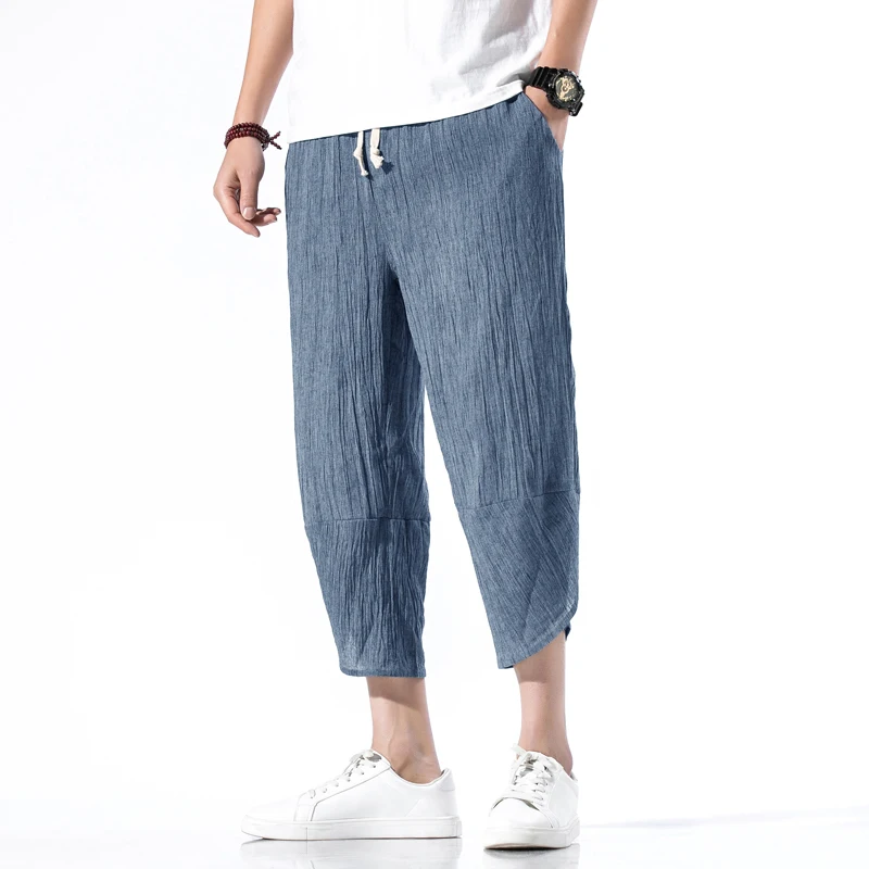 2021Men Oversize Wide Leg Pants Mens Straight Casual Calf-Length Pants Korean Style Summer Hip Hop Male Harem Pants Streetwear
2021Men Oversize Wide Leg Pants Mens Straight Casual Calf-Length Pants Korean Style Summer Hip Hop Male Harem Pants Streetwear