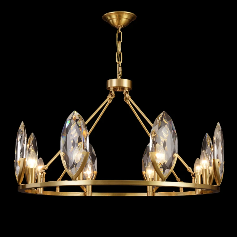 Modern Design Copper Led Pendant Lights Crystal Led Pendant Chandeliers Lamp Living Room Decor Hanging Light Fixtures Luminaire
Modern Design Copper Led Pendant Lights Crystal Led Pendant Chandeliers Lamp Living Room Decor Hanging Light Fixtures Luminaire