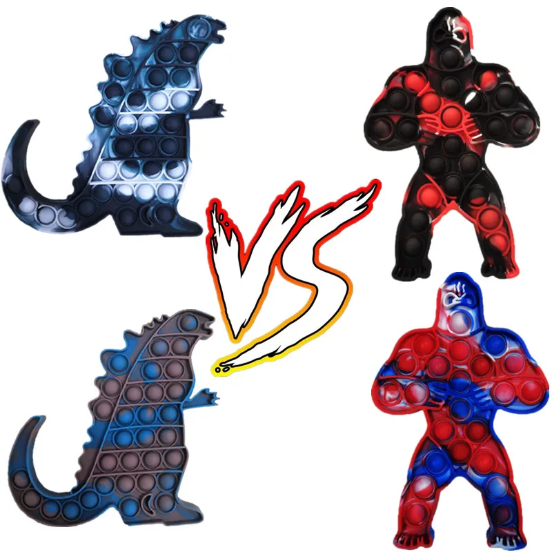 Игрушки-антистресс «King Kong Vs», динозавр, пузырьки, сенсорные особые потребности, кавайные смешные игрушки, игрушки, подарок для мальчиков
Игрушки-антистресс «King Kong Vs», динозавр, пузырьки, сенсорные особые потребности, кавайные смешные игрушки, игрушки, подарок для мальчиков