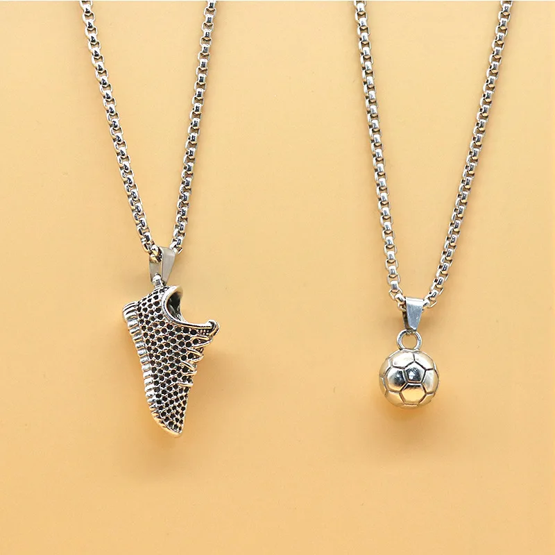 Original Titanium Steel Shoes Football Chain Choker Pendant Necklace for Women Men Couples Necklace Fashion Jewelry Accessories
Original Titanium Steel Shoes Football Chain Choker Pendant Necklace for Women Men Couples Necklace Fashion Jewelry Accessories