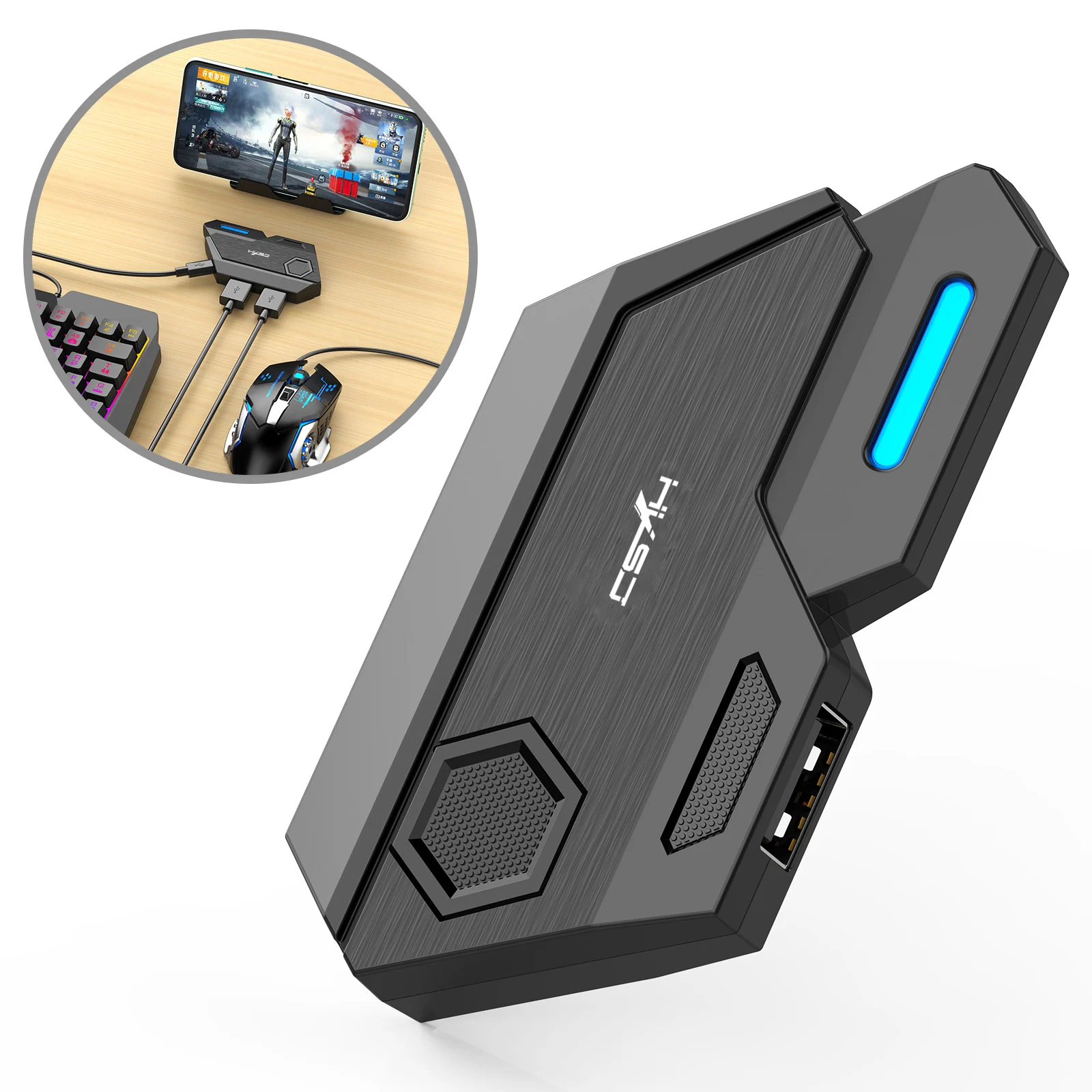 Gamepad Mobile PUBG Controller Gaming Keyboard Mouse Converter Bluetooth-Compatible For IOS 13.4 Below Android Game Adapter
Gamepad Mobile PUBG Controller Gaming Keyboard Mouse Converter Bluetooth-Compatible For IOS 13.4 Below Android Game Adapter