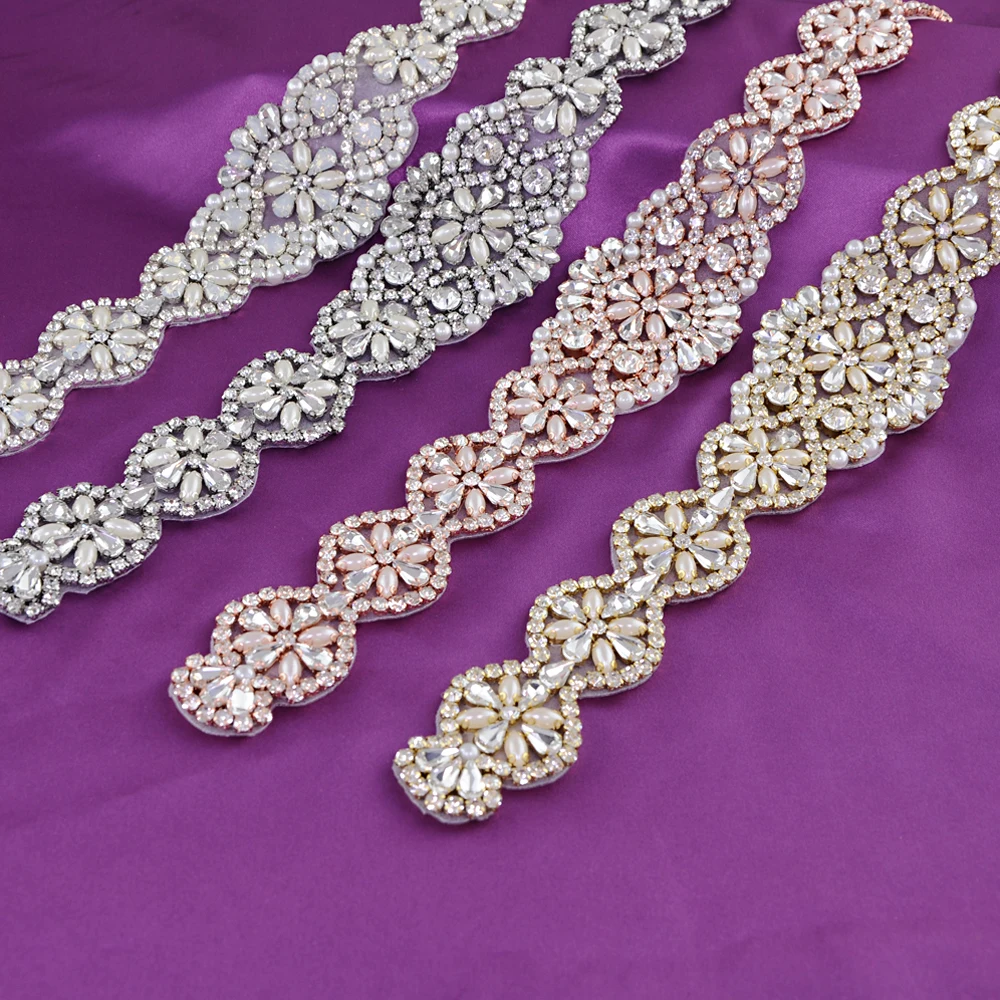 TRiXY S161 Fashion Multi-color Bridal Belt Rhinestone Trim Crystal Opal Applique for Wedding Belt Bridal Dress Accessories
TRiXY S161 Fashion Multi-color Bridal Belt Rhinestone Trim Crystal Opal Applique for Wedding Belt Bridal Dress Accessories