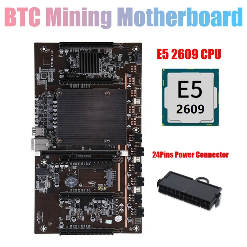 Материнская плата BTCX79 для майнинга с процессором E5 2609 и 24-контактным разъемом LGA 2011 DDR3, поддержка 3060 3070 3080 GPU для майнинга BTC
Материнская плата BTCX79 для майнинга с процессором E5 2609 и 24-контактным разъемом LGA 2011 DDR3, поддержка 3060 3070 3080 GPU для майнинга BTC