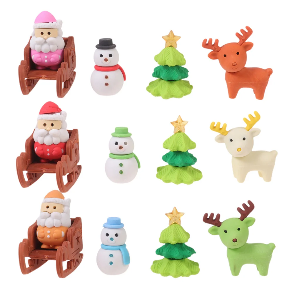 3Pcs Adorable Erasers Christmas Snowman Favors Gifts School Supplies Stationery for Students Children
3Pcs Adorable Erasers Christmas Snowman Favors Gifts School Supplies Stationery for Students Children