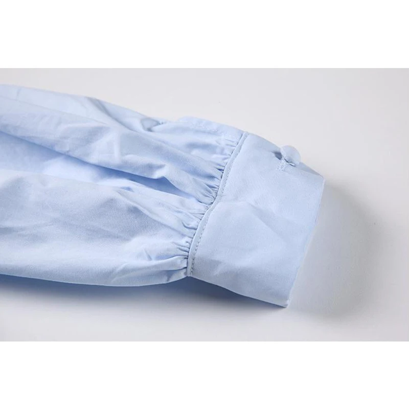 Vintage Blouses And Shirts Women Long Sleeve Retro Ruched Single Breasted Peter Pan Collar Elegant Loose Korean Ins Blusas Tops
Vintage Blouses And Shirts Women Long Sleeve Retro Ruched Single Breasted Peter Pan Collar Elegant Loose Korean Ins Blusas Tops