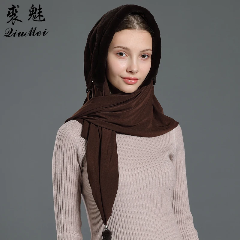 Мусульманская женская шапка, зимняя теплая ветрозащитная шапка с ушами, новинка 2020, шаль из черного натурального кроличьего меха, женские ш...
Мусульманская женская шапка, зимняя теплая ветрозащитная шапка с ушами, новинка 2020, шаль из черного натурального кроличьего меха, женские ш...