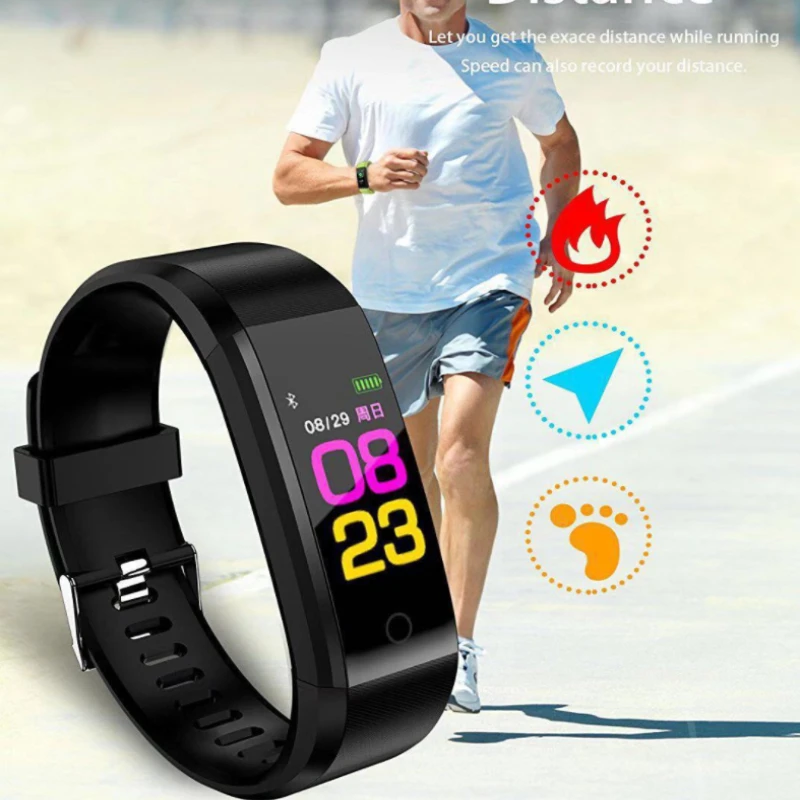 Smart Bracelet Sports Pedometer Watch фитнес браслет Fitness Running Tracker Heart Rate relógio Smart watch for apple watch band 
Smart Bracelet Sports Pedometer Watch фитнес браслет Fitness Running Tracker Heart Rate relógio Smart watch for apple watch band