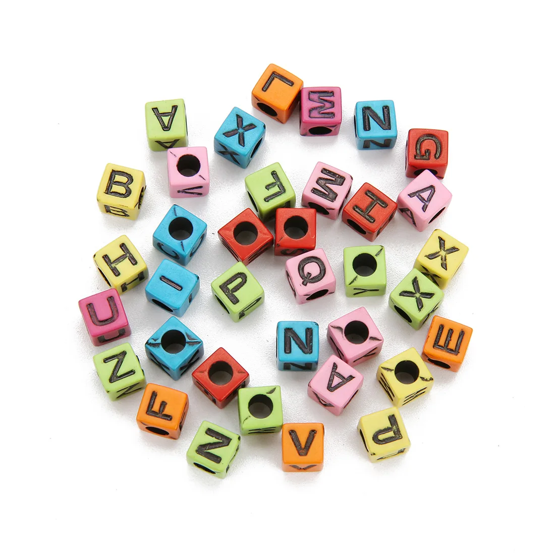 Wholesal 6/7/10mm Acrylic Square Letter Loose Alphabet Spacer Beads Jewelry Making Handmade Diy Bracelet Necklace Accessories
Wholesal 6/7/10mm Acrylic Square Letter Loose Alphabet Spacer Beads Jewelry Making Handmade Diy Bracelet Necklace Accessories