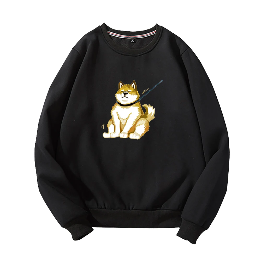 Shiba Inu A dog that doesn't want to go home from a walk 2D Print O-Neck Sweatshirt Harajuku Round Collar
Shiba Inu A dog that doesn't want to go home from a walk 2D Print O-Neck Sweatshirt Harajuku Round Collar