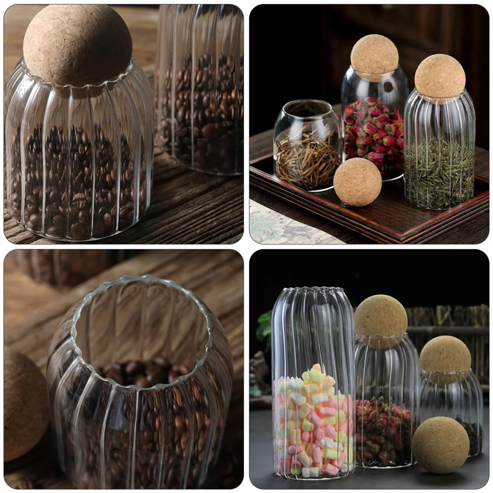1pc Cork Glass Storage Bottle Tea Can Creative Multi-purpose Dry Food Storage Can
1pc Cork Glass Storage Bottle Tea Can Creative Multi-purpose Dry Food Storage Can