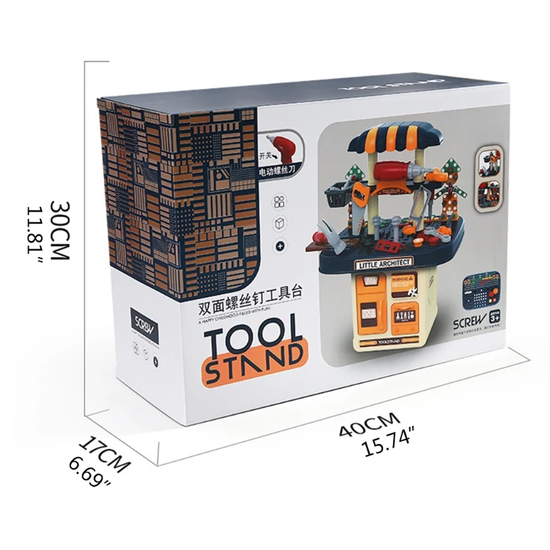 246pcs Kids Drill Screw Nut Puzzles Toys Pretend Play Tool Drill Disassembly Assembly Children Drill 3D Puzzle Toys For Boy 
246pcs Kids Drill Screw Nut Puzzles Toys Pretend Play Tool Drill Disassembly Assembly Children Drill 3D Puzzle Toys For Boy