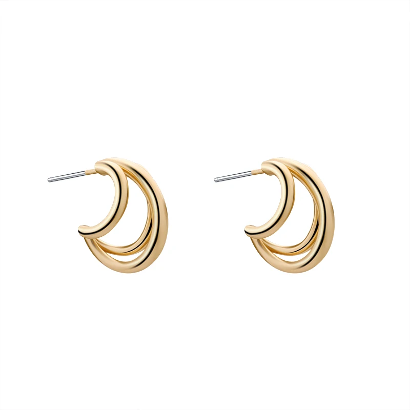 Korean Metal Round Small Earrings Studs For Women Simple Gold Silver Color Geometric Cute Elegant Earings Fashion jewelry 2020
Korean Metal Round Small Earrings Studs For Women Simple Gold Silver Color Geometric Cute Elegant Earings Fashion jewelry 2020
