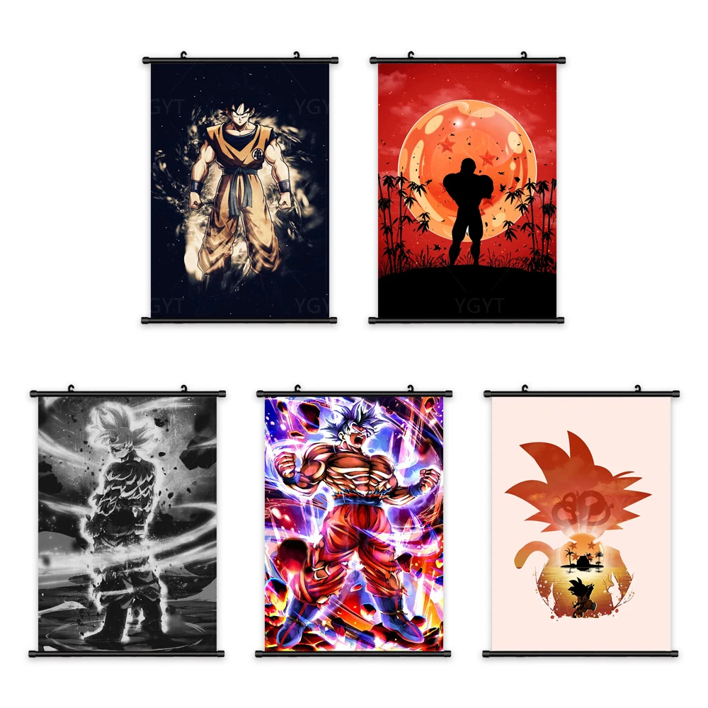 Goku Canvas Print Dragon Ball Picture Bandai Wall Artwork Japanese Anime Painting Plastic Hang Scrolls Poster Home Decoration
Goku Canvas Print Dragon Ball Picture Bandai Wall Artwork Japanese Anime Painting Plastic Hang Scrolls Poster Home Decoration