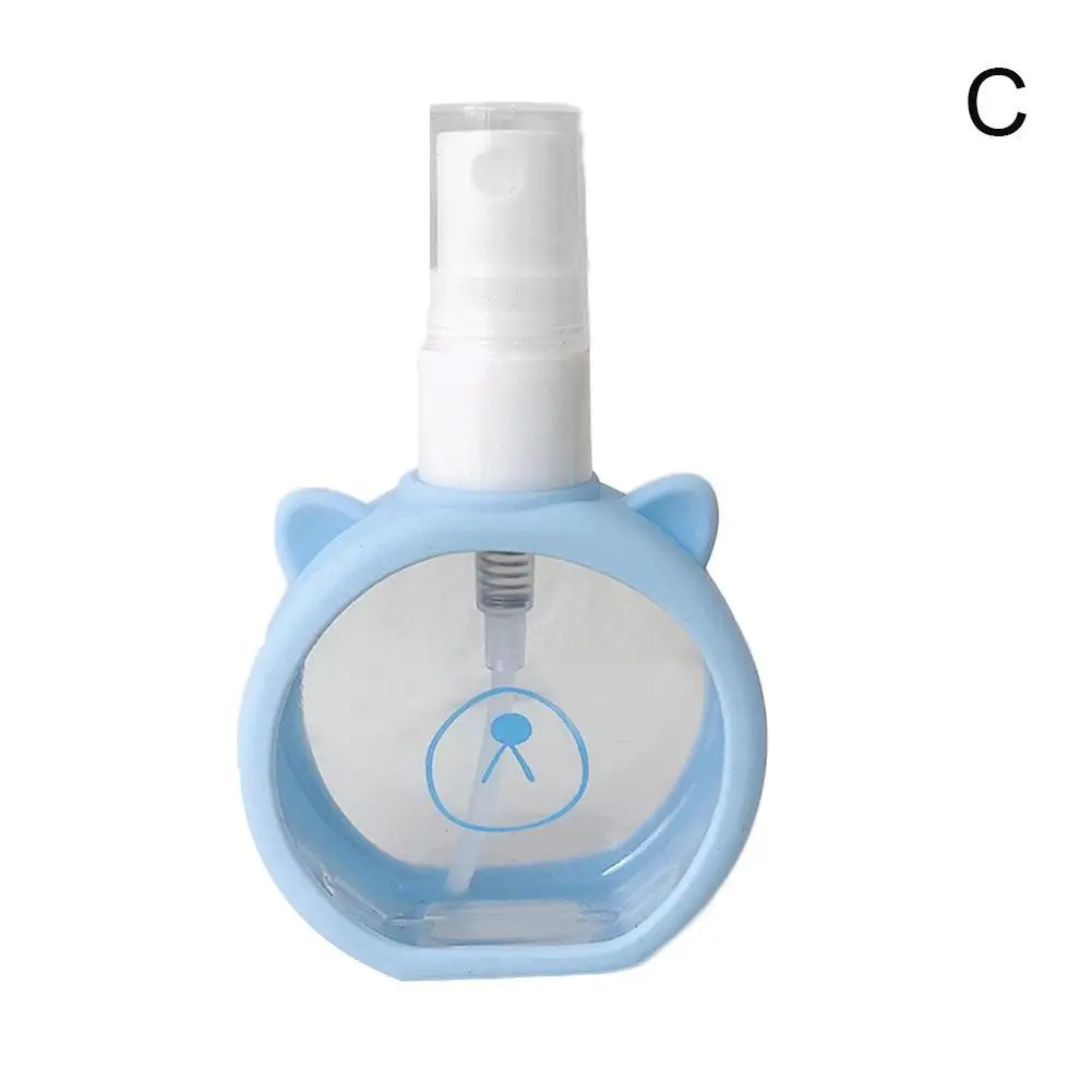 1pc 55ml Cartoon Cat Small Spray Bottle Make-up Water-filled Spray Silicone Bottle Bottle Fine Perfume Cute Spray Sleeve N8A5 
1pc 55ml Cartoon Cat Small Spray Bottle Make-up Water-filled Spray Silicone Bottle Bottle Fine Perfume Cute Spray Sleeve N8A5