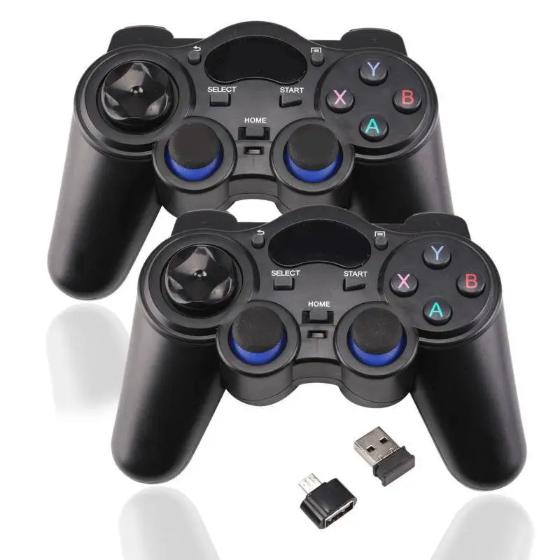 Беспроводной игровой контроллер 2,4G, 2 шт., геймпад, джойстик для PS3, Android TV Box
Беспроводной игровой контроллер 2,4G, 2 шт., геймпад, джойстик для PS3, Android TV Box