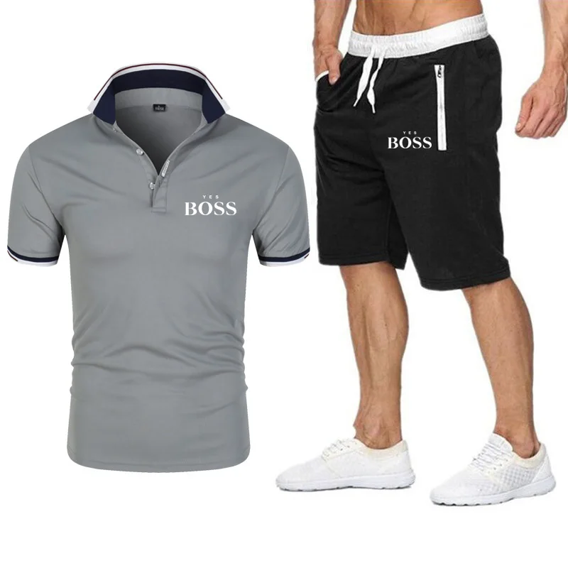 2021 Fashion Hot Sale New Products Men's Summer Short Sleeve POLO Shirt + Sports Shorts 2 Piece Combination Casual Suit Sports S
2021 Fashion Hot Sale New Products Men's Summer Short Sleeve POLO Shirt + Sports Shorts 2 Piece Combination Casual Suit Sports S