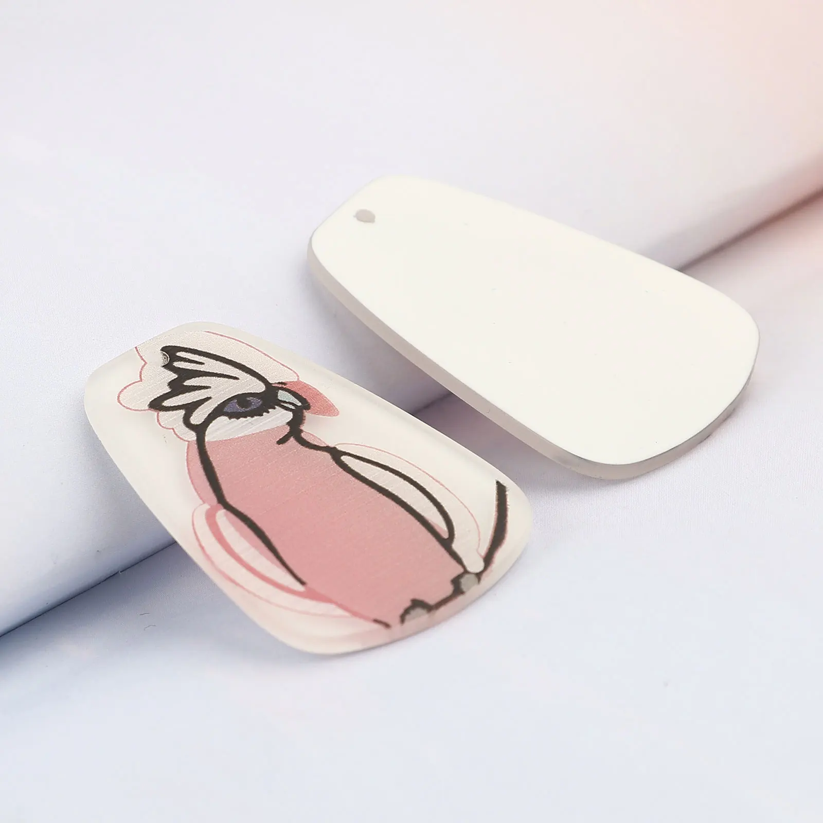 DoreenBeads Resin Pendants Geometric Cartoon Parrot Bird Pink Charms DIY Making Women Earrings Jewelry Gifts 4cm x 2.8cm,5PCs
DoreenBeads Resin Pendants Geometric Cartoon Parrot Bird Pink Charms DIY Making Women Earrings Jewelry Gifts 4cm x 2.8cm,5PCs