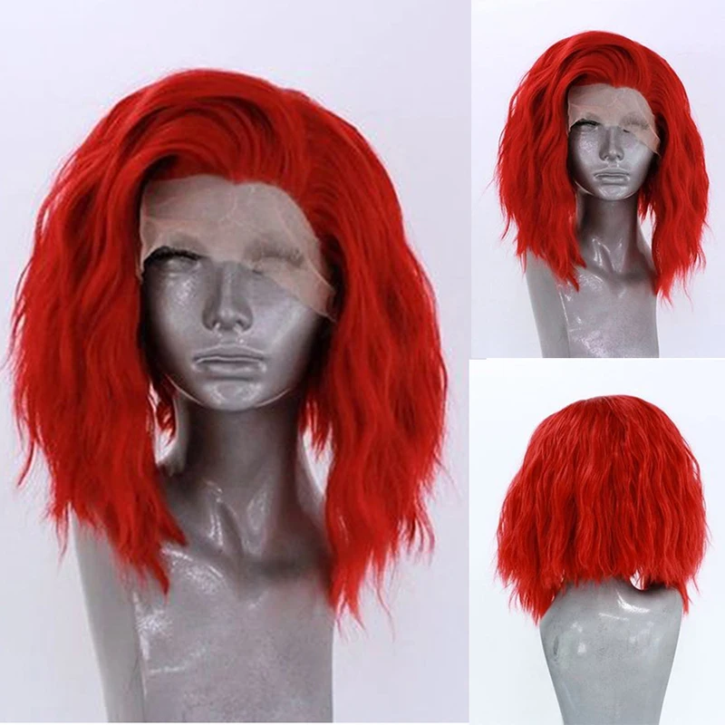 AIMEYA Bright Red Loose Wavy Lace Front Wigs for Women Short Bob Wavy Free Part Pre Plucked150% Density Daily Wea Wigs
AIMEYA Bright Red Loose Wavy Lace Front Wigs for Women Short Bob Wavy Free Part Pre Plucked150% Density Daily Wea Wigs