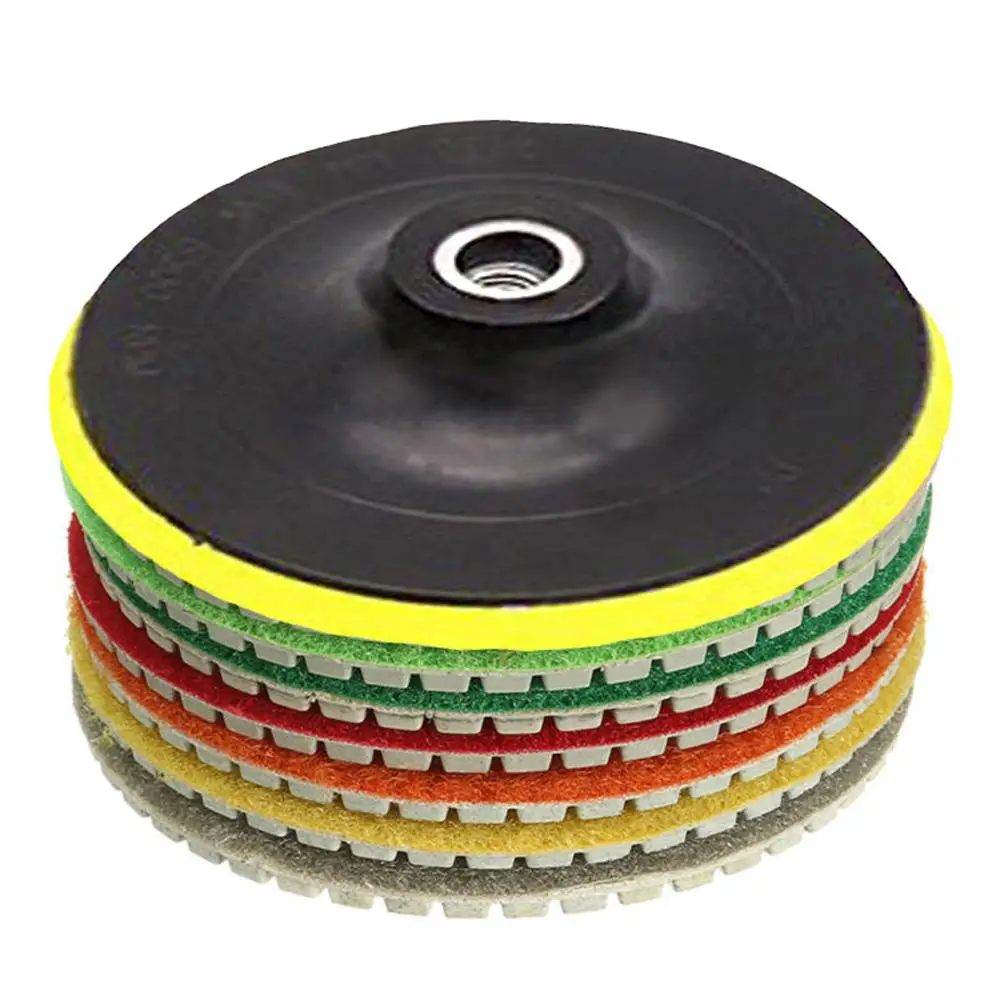 Diamond Polishing Pads 4pcs 4 Inch Premium Rubber Liner Granite Concrete Marble Grinding Disc Kit For Grinding Polishing
Diamond Polishing Pads 4pcs 4 Inch Premium Rubber Liner Granite Concrete Marble Grinding Disc Kit For Grinding Polishing