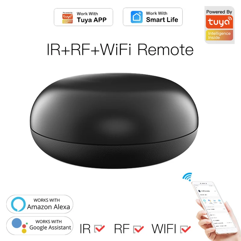 Умный пульт дистанционного управления Tuya WiFi RF + IR управление через приложение Smart