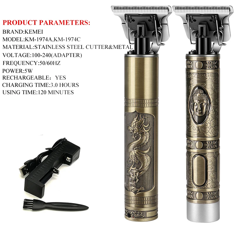 Kemei Electric Pro Li Clippers Barber 0mm Hair Trimmer Professional Haircut Shaver Carving Hair Beard Machine Styling Tool
Kemei Electric Pro Li Clippers Barber 0mm Hair Trimmer Professional Haircut Shaver Carving Hair Beard Machine Styling Tool