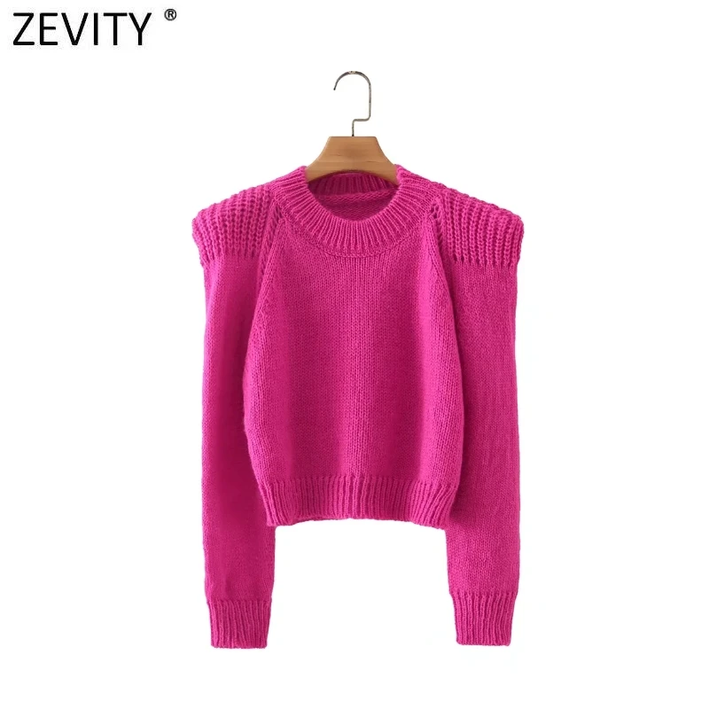 Zevity Women Fashion O neck Solid Hollow Out Shoulder Casual Short Knitting Sweater Ladies Chic Crochet Pullovers Tops SW1024
Zevity Women Fashion O neck Solid Hollow Out Shoulder Casual Short Knitting Sweater Ladies Chic Crochet Pullovers Tops SW1024