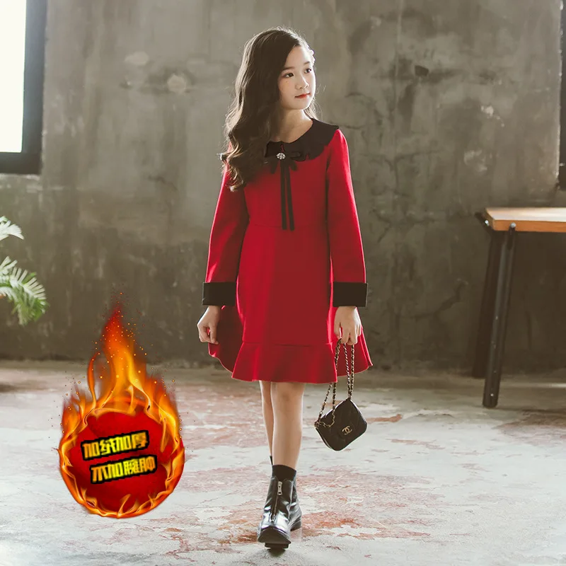 Girl 's Long-Sleeved Dress Autumn 2020 Korean Version of the Kids ' Skirt Spring Pure Color Ruffles Children and Teens ' Skirt
Girl 's Long-Sleeved Dress Autumn 2020 Korean Version of the Kids ' Skirt Spring Pure Color Ruffles Children and Teens ' Skirt