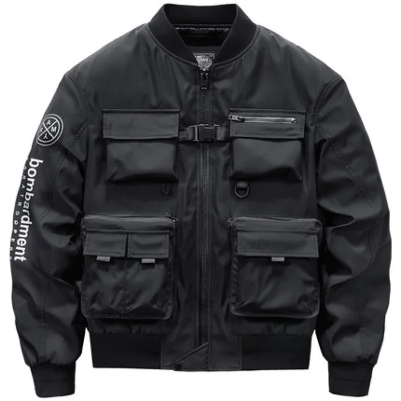 2021 Winter Down Jacket Men Functional Wind Loose Tooling Puffer Jacket Men Harajuku Thicken Warm Dark Baseball Coats Techwear 
2021 Winter Down Jacket Men Functional Wind Loose Tooling Puffer Jacket Men Harajuku Thicken Warm Dark Baseball Coats Techwear