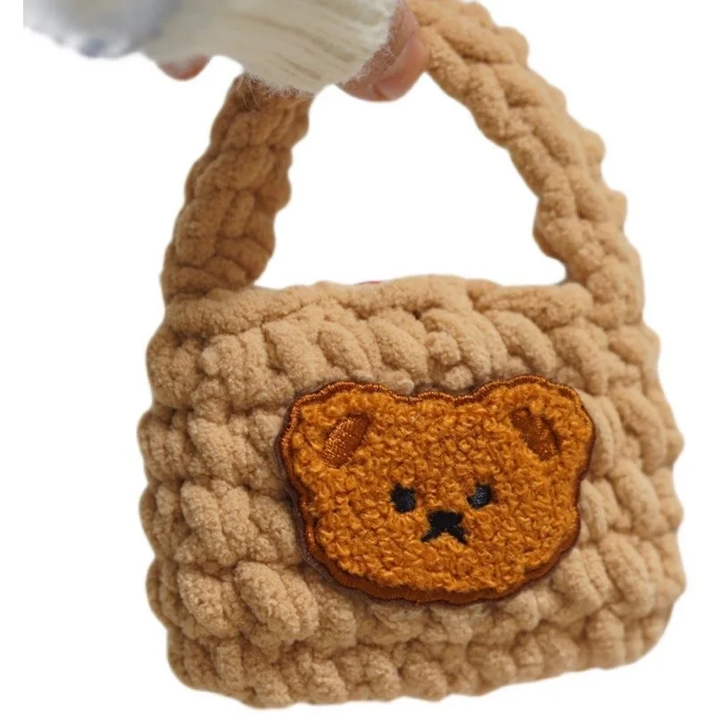 Universal Headphone Money Material Package Fall & Winter Furry Bear Small Tote Bag Protective Case For AirPods 1/2/Pro3 Ins
Universal Headphone Money Material Package Fall & Winter Furry Bear Small Tote Bag Protective Case For AirPods 1/2/Pro3 Ins