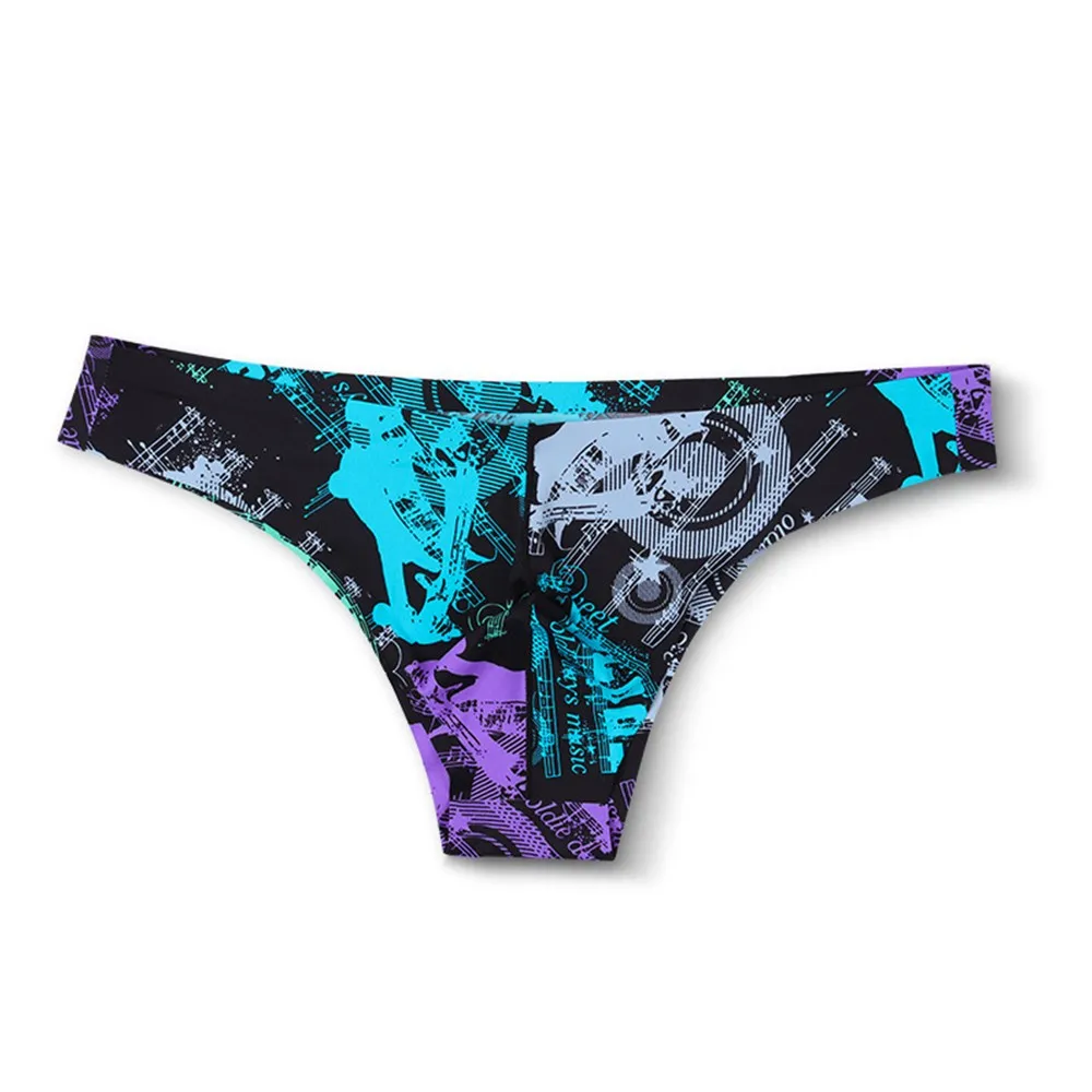 Sexy Ice Silk Men's Personalized Printed Briefs Low Waist Breathable Seamless Underwear Sissy Panties Fashion Male Lingerie
Sexy Ice Silk Men's Personalized Printed Briefs Low Waist Breathable Seamless Underwear Sissy Panties Fashion Male Lingerie
