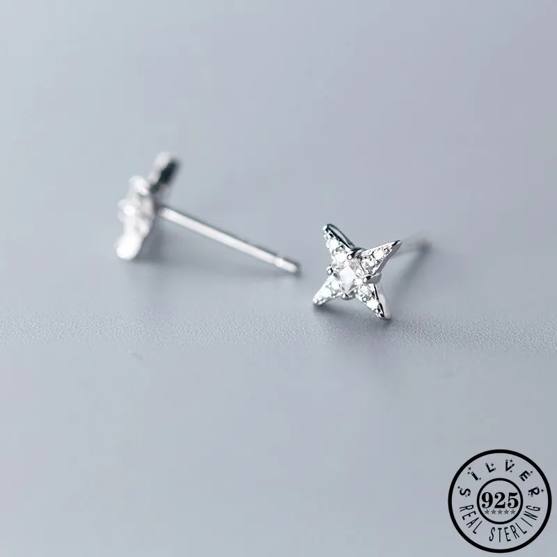 100% Real 925 Sterling Silver Small Cubic Zirconia Star Shape Ear Studs Earrings for Women Trendy Party Fine Jewelry Gifts
100% Real 925 Sterling Silver Small Cubic Zirconia Star Shape Ear Studs Earrings for Women Trendy Party Fine Jewelry Gifts