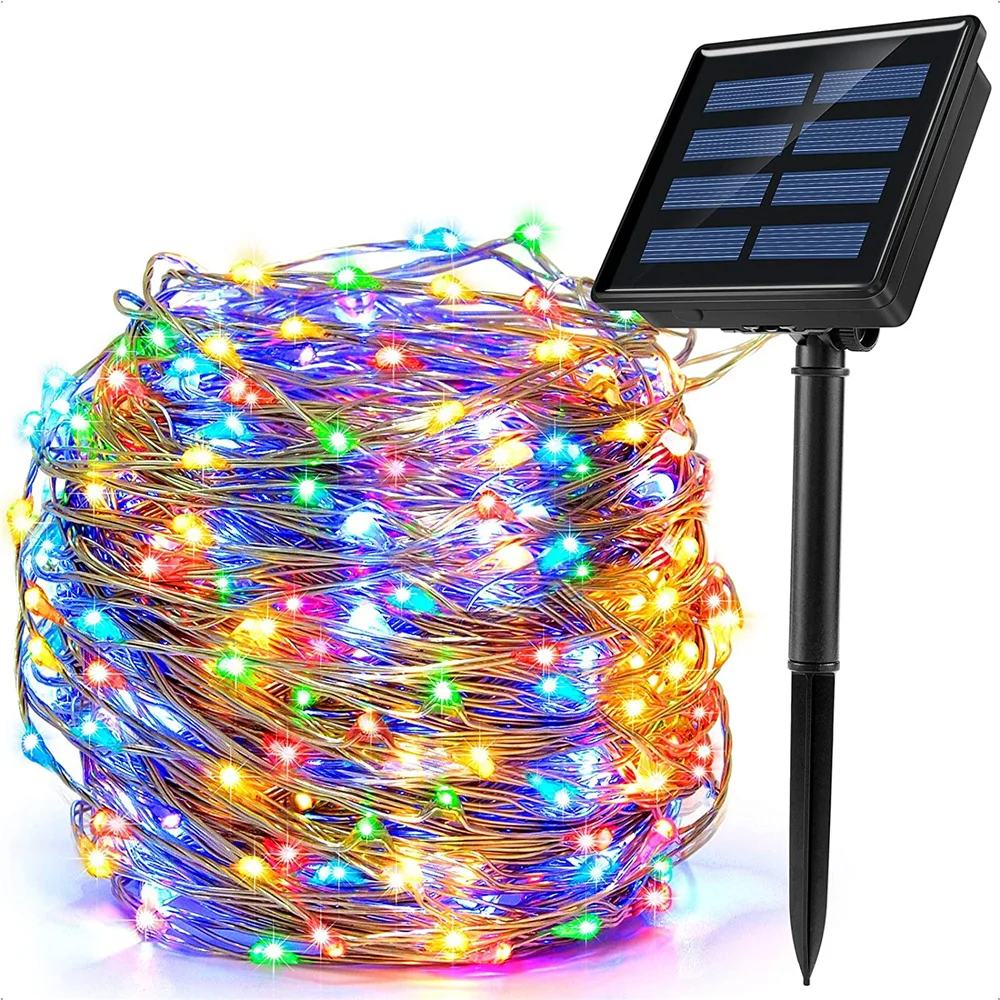 LED Outdoor Solar String Lights 7m/12m/22m solar lamp for Fairy Holiday Christmas Party Garland Lighting IR Dimmable
LED Outdoor Solar String Lights 7m/12m/22m solar lamp for Fairy Holiday Christmas Party Garland Lighting IR Dimmable