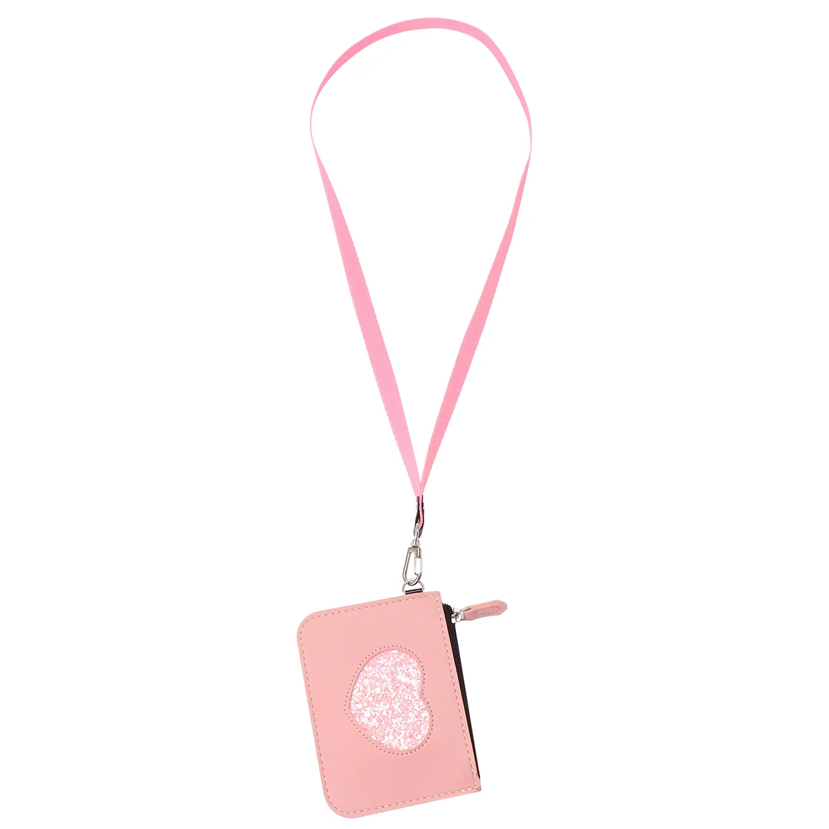 Heart Pattern Holder Portable Glitter Multiple ID Slot Bag Coin Storage Bag with Hanging Strap for Girls )
Heart Pattern Holder Portable Glitter Multiple ID Slot Bag Coin Storage Bag with Hanging Strap for Girls )