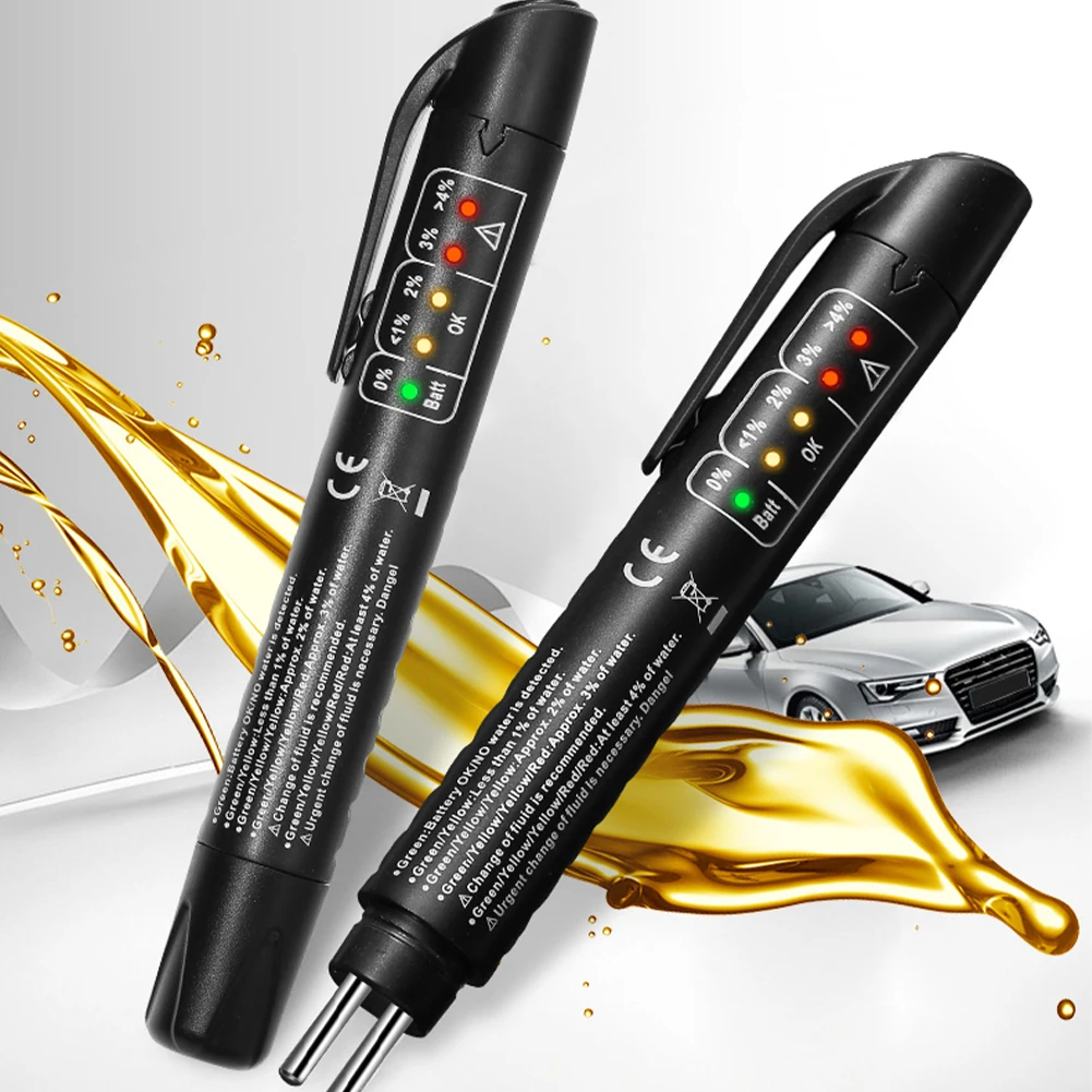 Car Liquid Testing Brake Fluid Tester Pen 5 Led Indicator Display For Dot3/Dot4 Electronic Pen Brake Fluid Tester Digital
Car Liquid Testing Brake Fluid Tester Pen 5 Led Indicator Display For Dot3/Dot4 Electronic Pen Brake Fluid Tester Digital