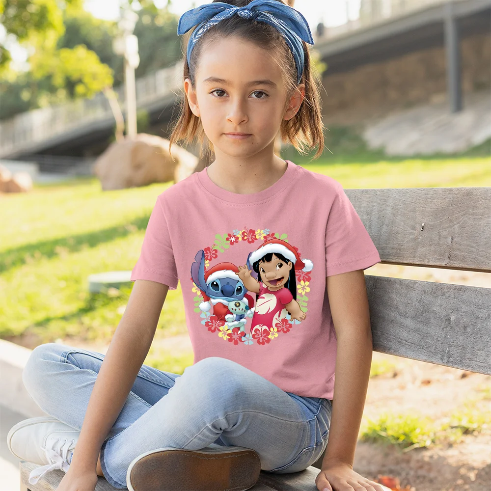 Disney Stitch and Lilo Kawaii Girl Clothes Baby Kids Short-Sleeved Tshirt Tee Color Casual Christmas Tshirts Kids Top Dropship
Disney Stitch and Lilo Kawaii Girl Clothes Baby Kids Short-Sleeved Tshirt Tee Color Casual Christmas Tshirts Kids Top Dropship