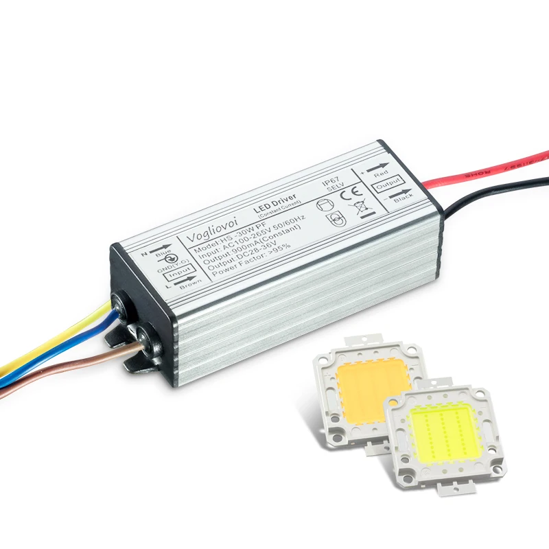 Vogliovoi Full Power Set Transformer 30W AC85-265V Waterproof Aluminum + 30MIL 3500K 6500K LED Chip For Bulb Floodlight
Vogliovoi Full Power Set Transformer 30W AC85-265V Waterproof Aluminum + 30MIL 3500K 6500K LED Chip For Bulb Floodlight