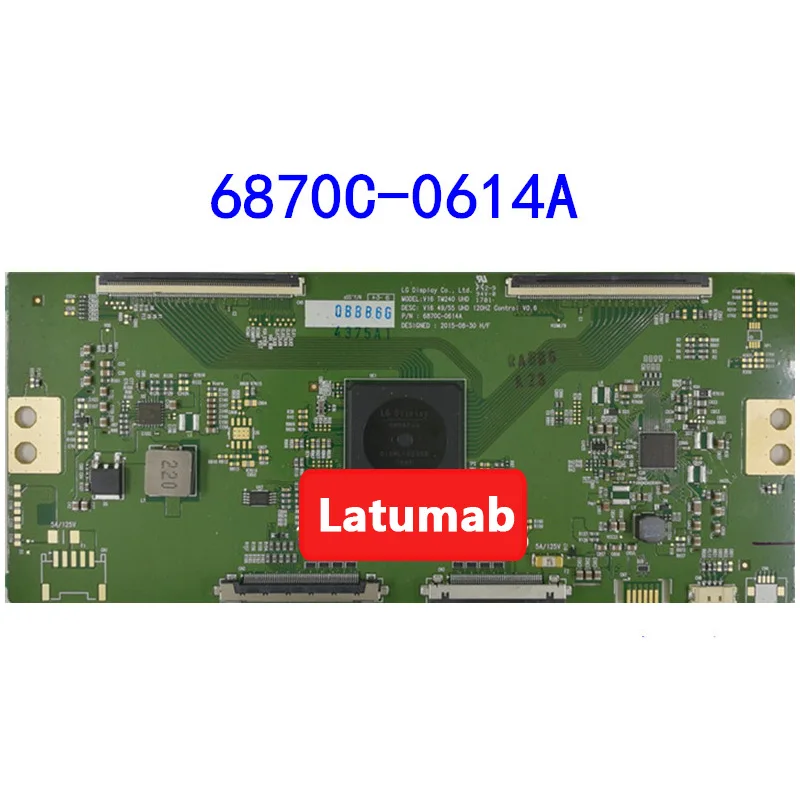 Оригинальная плата T-Con 6870C-0614A Контроллер PCB Логическая плата для LG TV V16 49/55 UHD 120 Гц V0.6
Оригинальная плата T-Con 6870C-0614A Контроллер PCB Логическая плата для LG TV V16 49/55 UHD 120 Гц V0.6