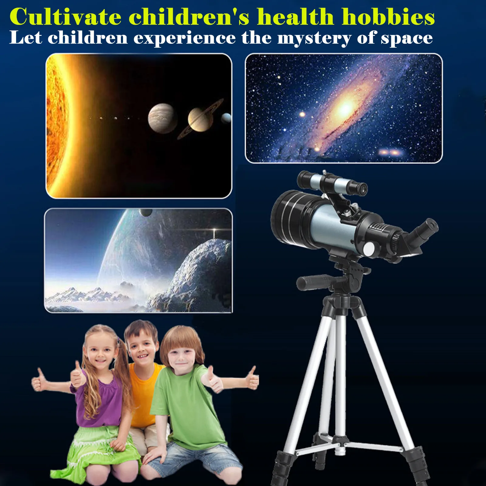 Dropping Ship F30070 High Bracket Professional Stargazing High Magnification High Definition Telescopio de gran angular
Dropping Ship F30070 High Bracket Professional Stargazing High Magnification High Definition Telescopio de gran angular