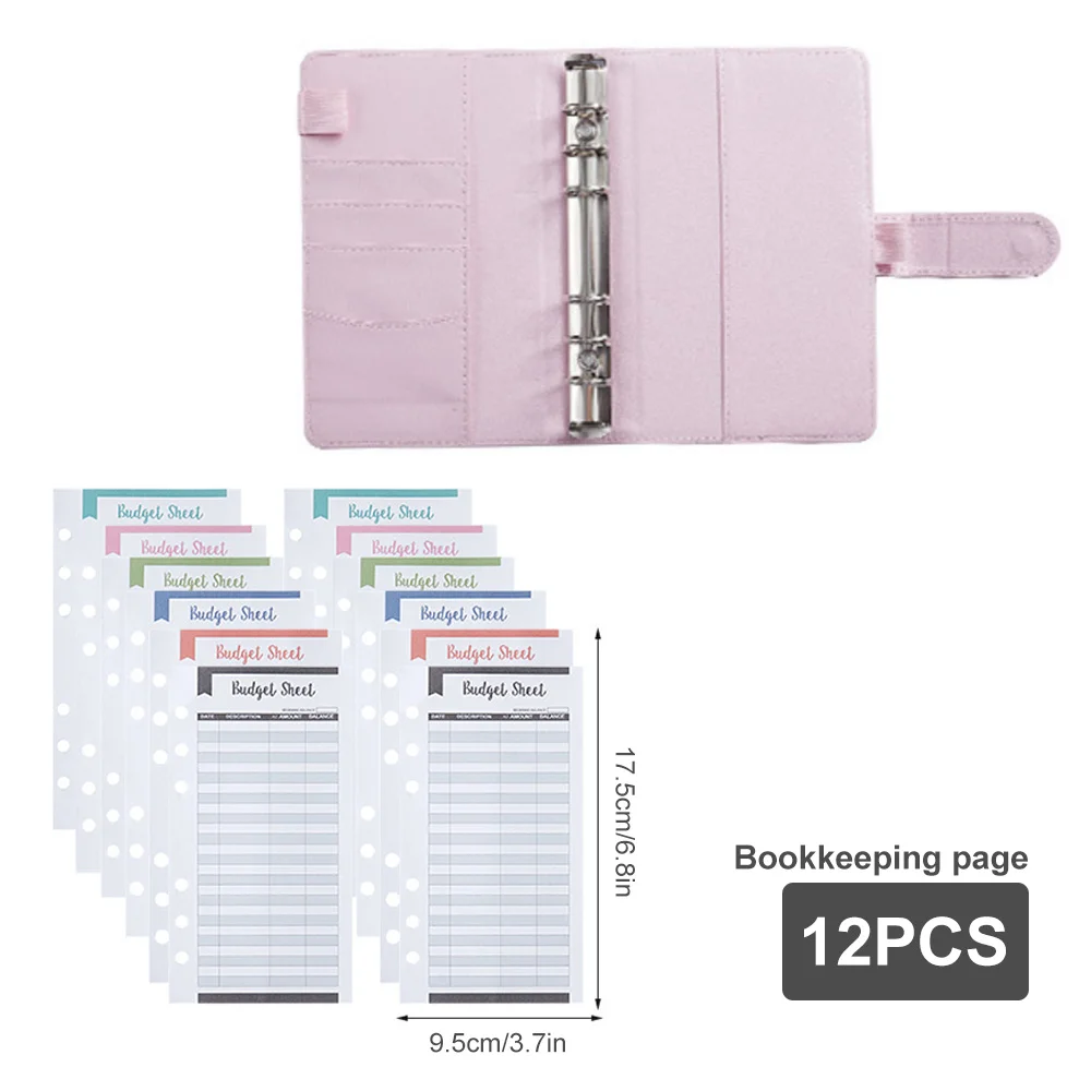 A6 Binder Planner Pink Notebook Binder and 12 Pieces 6 Hole Binder Zipper Folder,Binder Pockets Cash Envelope Wallet
A6 Binder Planner Pink Notebook Binder and 12 Pieces 6 Hole Binder Zipper Folder,Binder Pockets Cash Envelope Wallet
