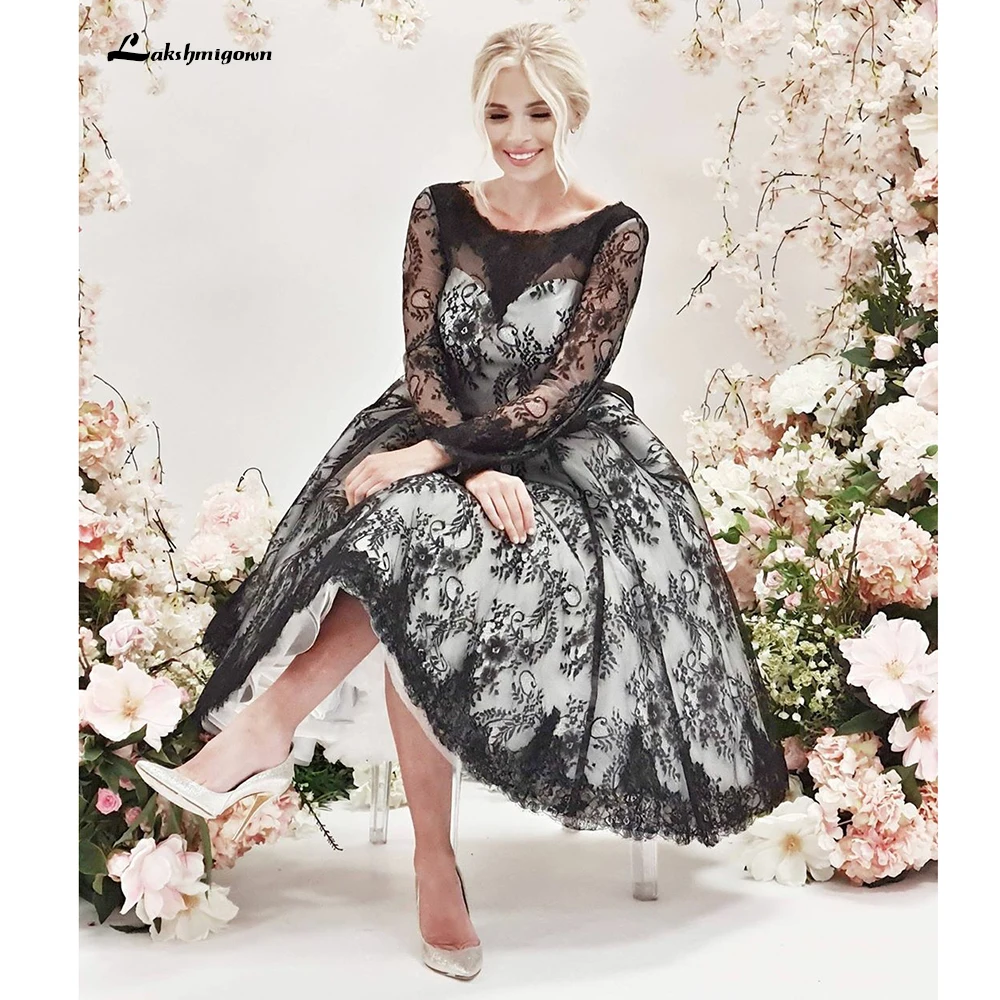 Vintage Lace Summer A Line Wedding Dresses long Sleeves Short Bridal Gowns Gothic Ankle Length Wedding Dress robe de marie
Vintage Lace Summer A Line Wedding Dresses long Sleeves Short Bridal Gowns Gothic Ankle Length Wedding Dress robe de marie