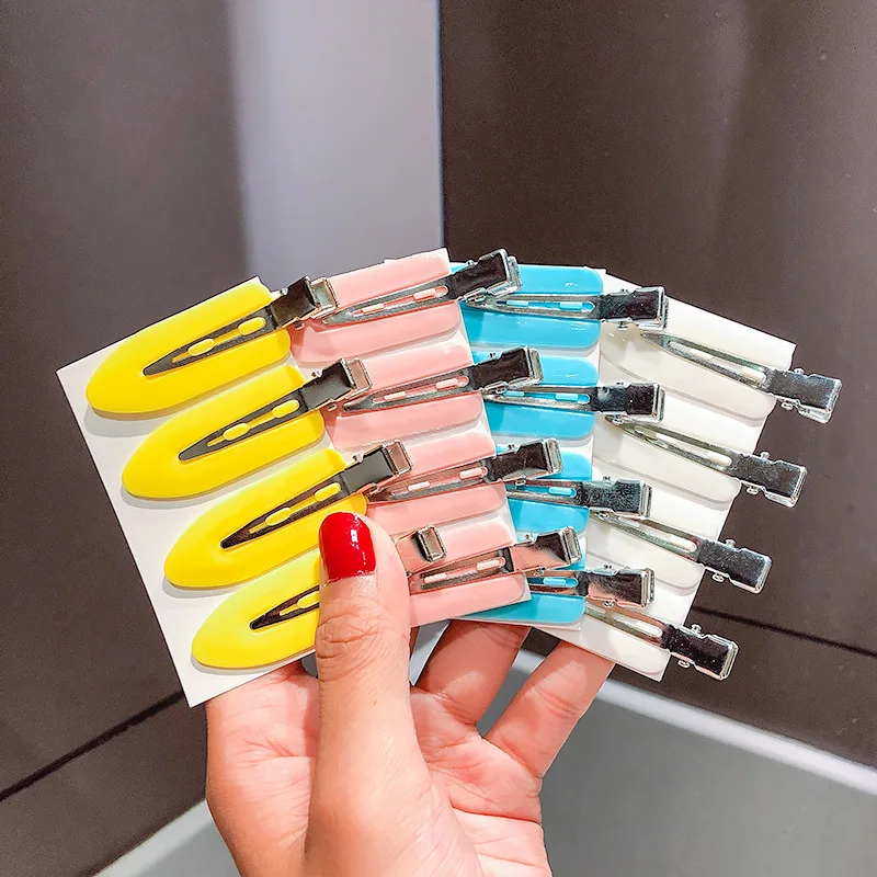 4 Pcs/card New Candy Color Seamless Hairpin Female Fashion All-match Sail Duckbill Clip Plastic One Word Clip Hair Accessories
4 Pcs/card New Candy Color Seamless Hairpin Female Fashion All-match Sail Duckbill Clip Plastic One Word Clip Hair Accessories