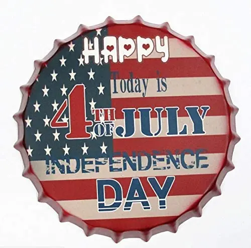 purl zither Bottle Caps 4TH of July Independence Metal Tin Signs Cafe Beer Bar Decoration Plat 13.8" Inches
purl zither Bottle Caps 4TH of July Independence Metal Tin Signs Cafe Beer Bar Decoration Plat 13.8" Inches