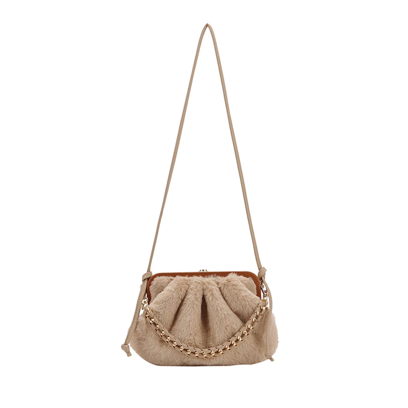 Elegant Female Chain Tote bag 2021 Fashion New High-quality Soft Plush Women's Designer Handbag Pleated Shoulder Messenger Bag
Elegant Female Chain Tote bag 2021 Fashion New High-quality Soft Plush Women's Designer Handbag Pleated Shoulder Messenger Bag