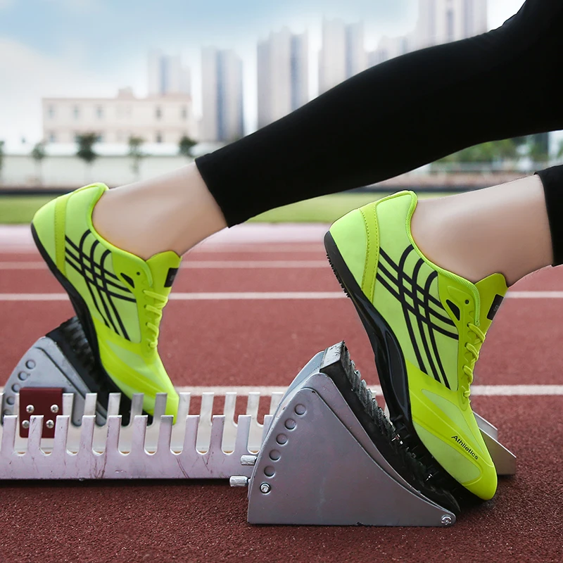 Men Track And Field Spikes For Sports Running Shoes Women Professional Track Race Jumping Shoes Unisex Athletic Sneakers Homme
Men Track And Field Spikes For Sports Running Shoes Women Professional Track Race Jumping Shoes Unisex Athletic Sneakers Homme