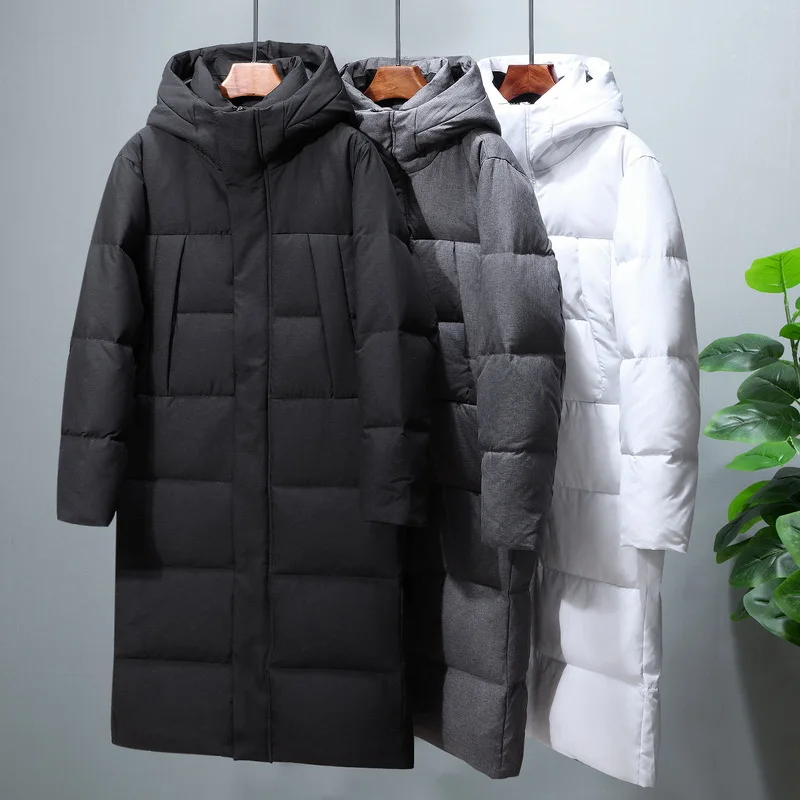 Long Mens Down Jacket Hooded Thicken Male Winter Warm White Duck Down Coat Clothes
Long Mens Down Jacket Hooded Thicken Male Winter Warm White Duck Down Coat Clothes