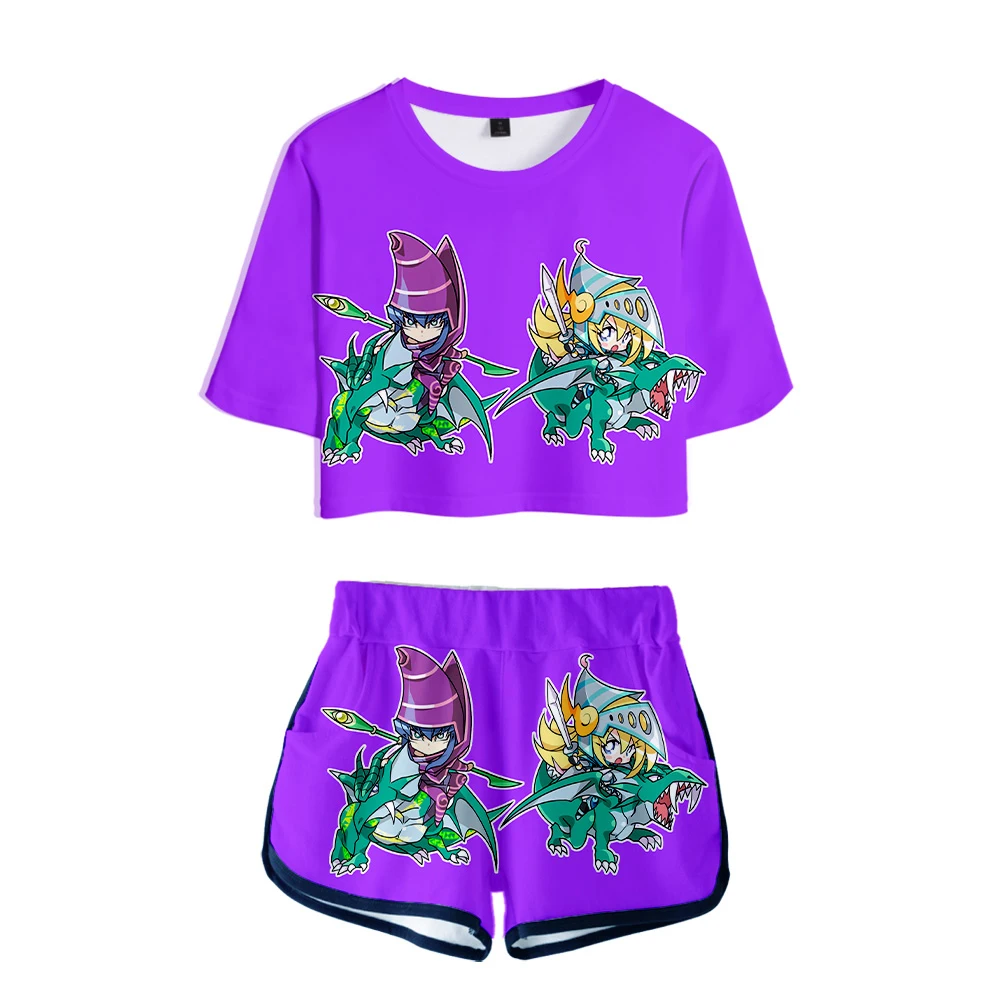 Duel Monsters 3D Printed Women Two Piece Set Fashion Summer Short Sleeve Crop Top+Shorts 2020 Hot Sale Streetwear Clothes
Duel Monsters 3D Printed Women Two Piece Set Fashion Summer Short Sleeve Crop Top+Shorts 2020 Hot Sale Streetwear Clothes